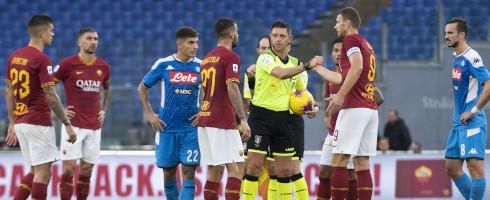  توقف بازی رم و ناپولی به دلیل شعار علیه مردم ناپل