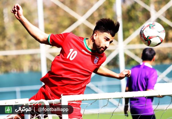  گزارش تصویری  تمرین تیم امید ایران یکشنبه 19 آبان98