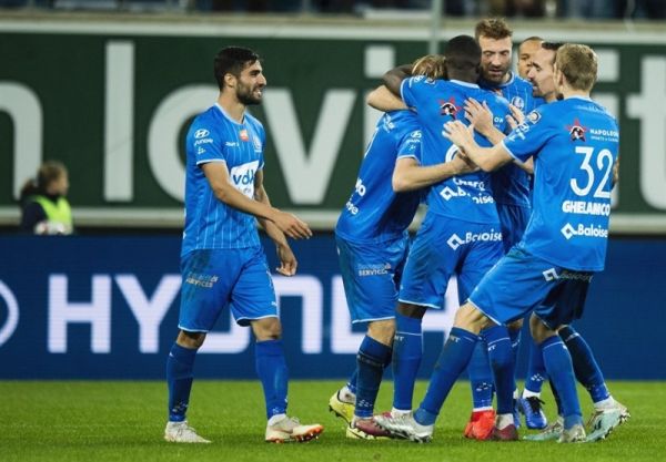  ژوپیلر لیگ بلژیک  خنت با پیروزی در خنک به رده دوم رسید