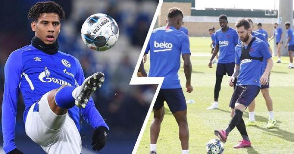  تودیبو  همه در تمرینات مواظب هستند که مسی مصدوم نشود