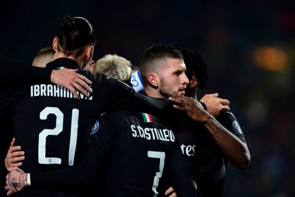 برشا 0-1 میلان؛ چهارمین برد متوالی برای روسونری