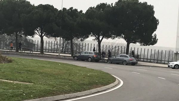  زیدان پیش از تمرین رئال مادرید با خودرویی دیگر تصادف کرد