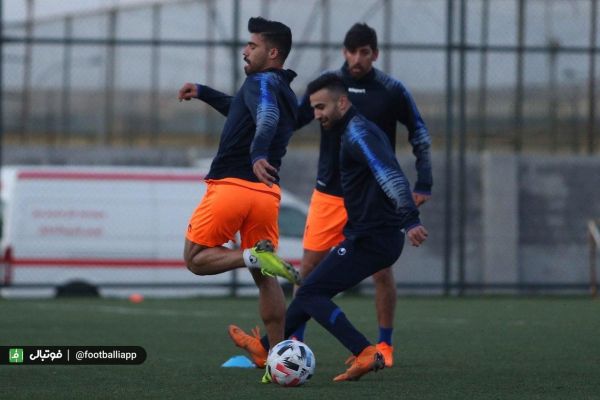  گزارش تصویری از تمرین تیم فوتبال استقلال در زمین شماره ۲  چمن مصنوعی  ورزشگاه اربیل
