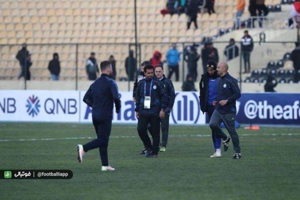  تصاویری از گرم کردن استقلالی‌ها پیش از مصاف با الشرطه