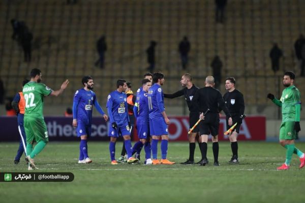 گزارش تصویری از دیدار تیم های الشرطه و استقلال