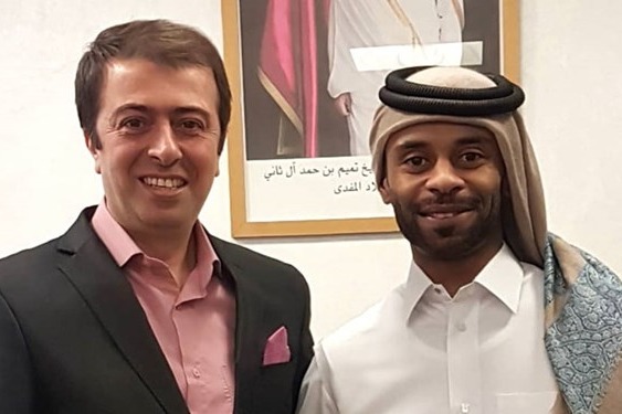 دیدار مدیر امور بینالملل پرسپولیس با قائم مقام باشگاه الدحیل