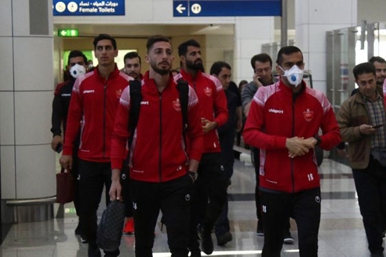 کاروان پرسپولیس به دبی رسید