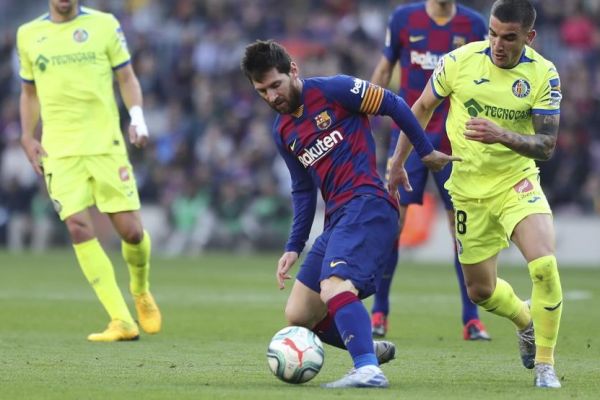  بارسلونا 2-1 ختافه؛ برد سخت در خانه