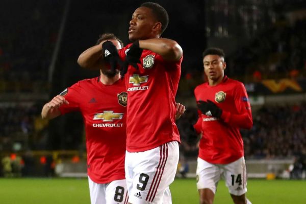 بروژ 1 – منچستر یونایتد 1 گل مهم مارسیال