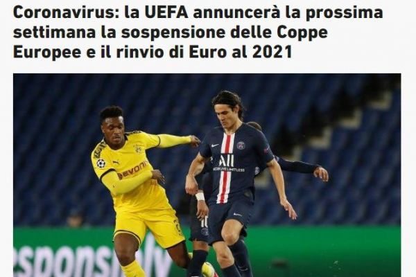 اکیپ یورو 2020، به سال 2021 موکول خواهد شد