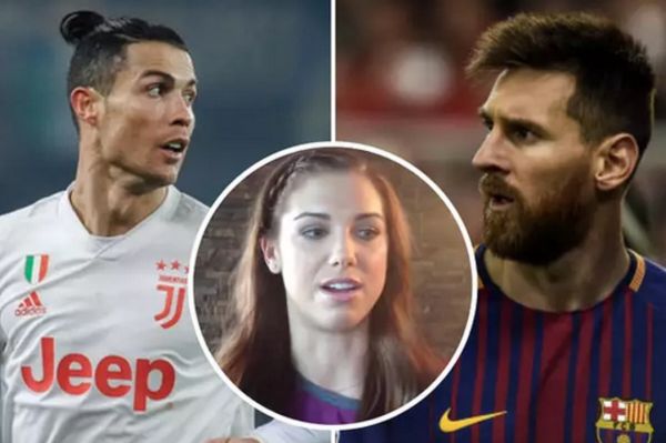 سوپراستار فوتبال بانوان انتخاب میکند مسی یا رونالدو