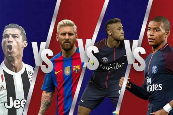  ونگر  پس از مسی و رونالدو، نیمار و امباپه بهترین بازیکنان دنیا می‌شوند