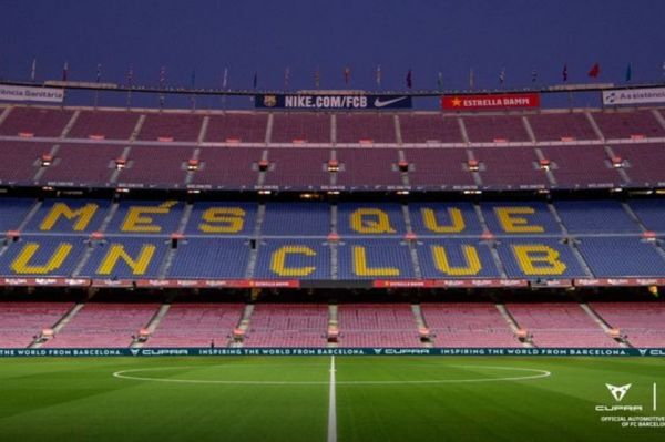  طرح خلاقانه بارسلونا برای ادامه لیگ؛ پخش تصویر هواداران در نیوکمپ
