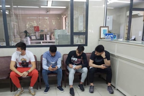  بازیکنان ذوب آهن تست کرونا دادند عکس