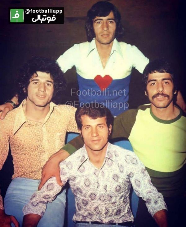  تصویری ناب از زنده یاد ناصر حجازی، اسماعیل حاج رحیمی پور، مسعود مژدهی و علی پروین در دهه پنجاه