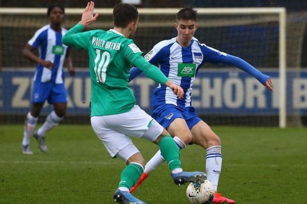  بارسلونا به دنبال خرید هافبک 18 ساله هرتابرلین