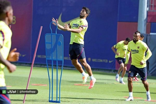  گزارش تصویری  تمرین بارسلونا، 16 خرداد 99