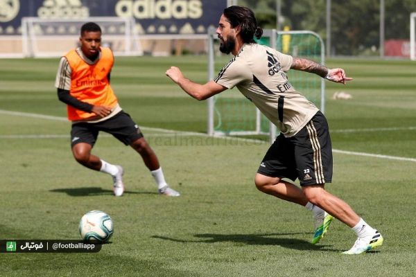 گزارش تصویری تمرین رئال مادرید، 21 خرداد 99