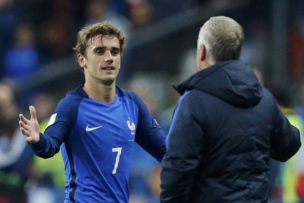  سرمربی تیم ملی فرانسه  نگران وضعیت گریزمان نیستم