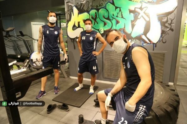  گزارش تصویری  تمرین ریکاوری استقلال 99 4 28