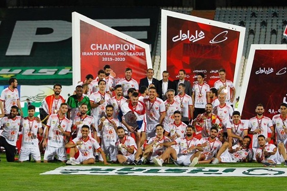  تشکر پرسپولیس از سازمان لیگ برای برگزاری جشن قهرمانی + عکس