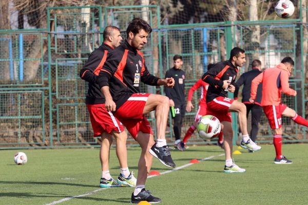 گزارش تمرین پرسپولیس مصدومیت بشار در تمرین روز پنجشنبه