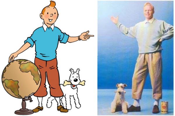 عکسنوشت؛ تن تن روی نیمکت بارسلونا