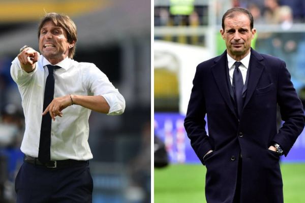 اسکای اسپورت کونته برود، آلگری روی نیمکت اینتر مینشیند