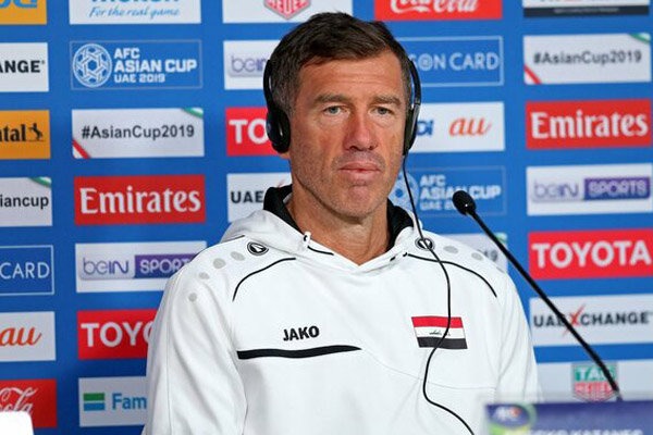مربی فوتبال عراق تیم ملی ایران را با خوش شانسی شکست دادیم