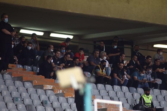 حاشیه دربی 93 حضور هواداران در جایگاه ویژه + تصاویر