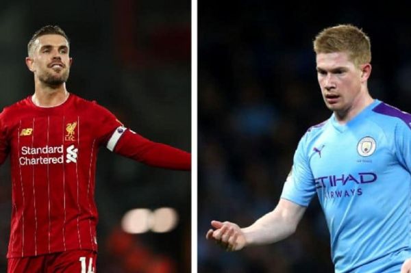 پیام تبریک هندرسون برای دی بروین پس از کسب جایزه بهترین بازیکن سال