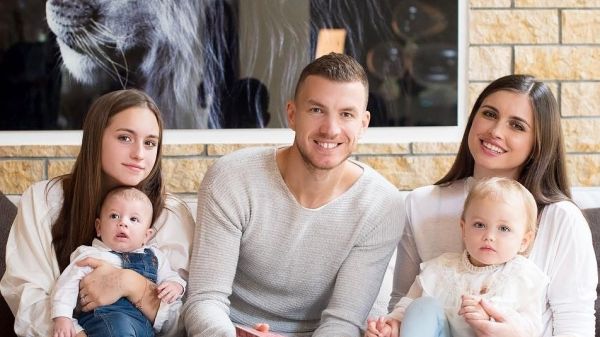  ادین ژکو برای سومین بار پدر شد  خوش‌آمدی گل کوچک