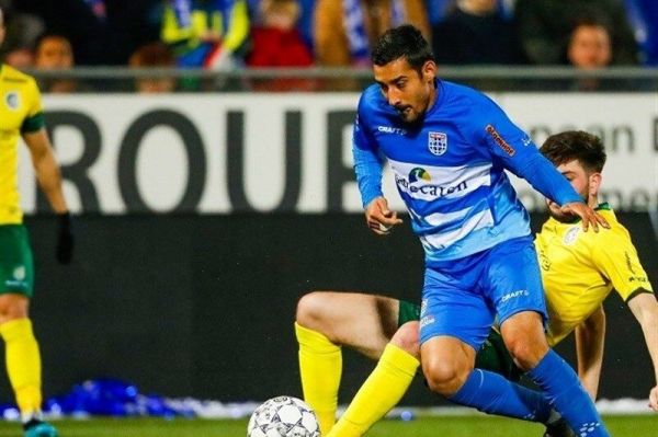 لیگ فوتبال هلند؛ شکست زووله در حضور قوچاننژاد