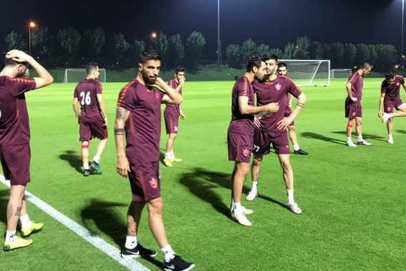 سرخپوشان ریکاوری کردند عضو دپارتمان پزشکی ای اف سی در تمرین پرسپولیس حاضر شد