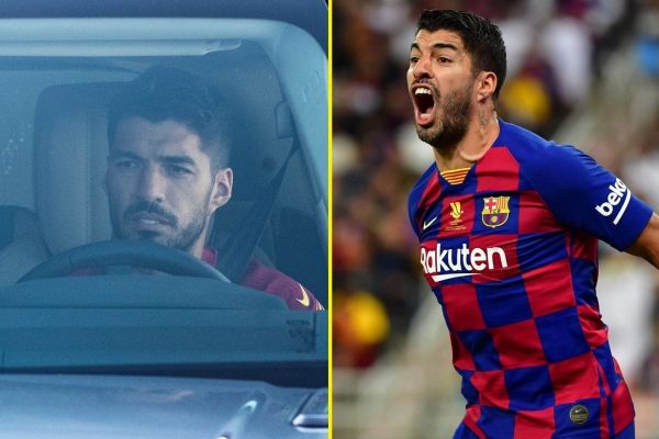  سوارز با اشک تمرین بارسلونا را ترک کرد