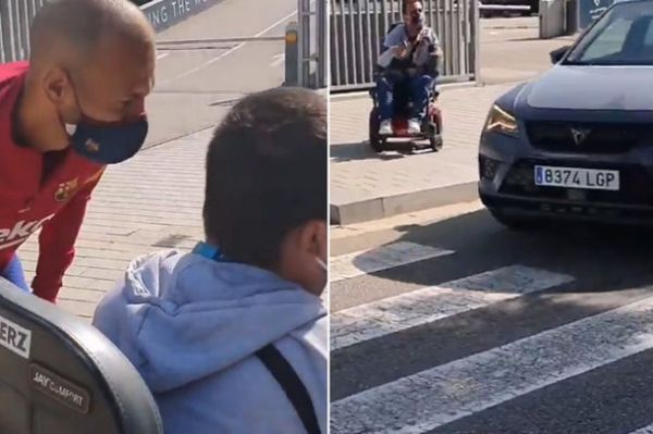 حرکت زیبای بریثویت؛ احترام به هوادار معلول بارسلونا