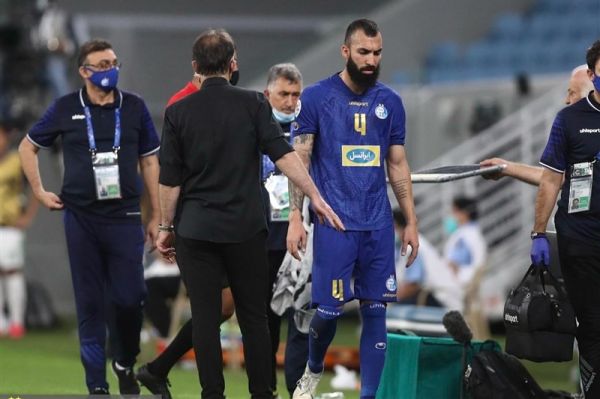  روزبه چشمی در تمرین ام‌صلال شرکت کرد