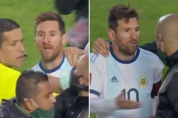  لب‌خوانی کامل صحبت‌های مسی؛ توهین زشت به مادر مربی بولیوی