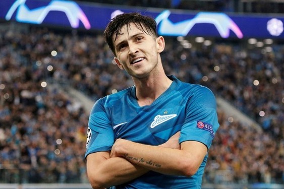 لیگ قهرمانان اروپا سردار آزمون در ترکیب زنیت مقابل بروژ