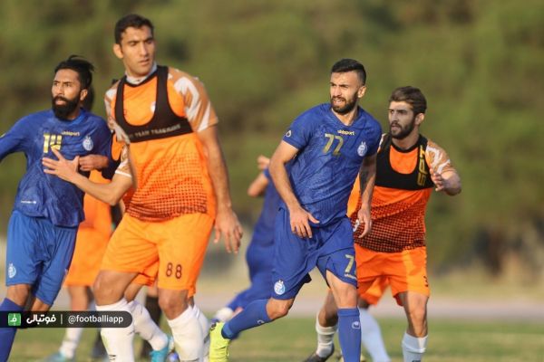  گزارش تصویری  دیدار دوستانه استقلال و هوادار، 3 آبان 99