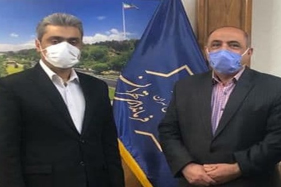 دیدار مدیرعامل باشگاه سایپا و فرماندار تهران هماهنگی برای دیدار نارنجی پوشان با پرسپولیس در ورزشگاه دستگردی