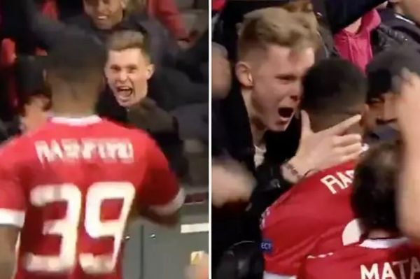 تصویر روز هندرسون؛ از سکوهای هواداری تا ایستادن درون دروازه یونایتد