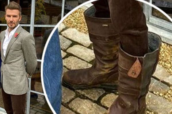  مسخره شدن چکمه‌های دیوید بکام توسط همسرش