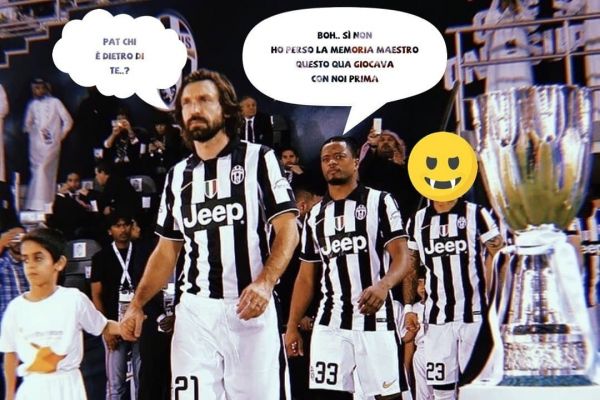  عکس؛ پاتریس اورا هافبک سابق بارسلونا را به تمسخر گرفت