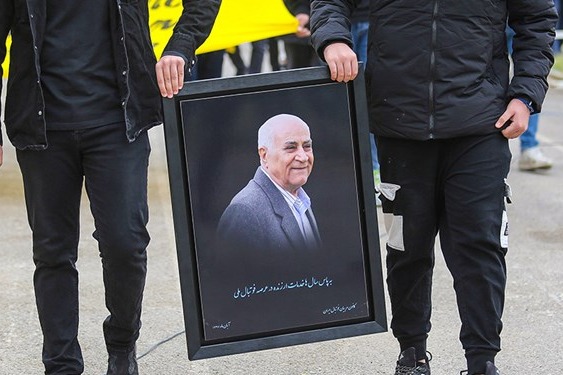 ادای احترام به محمود یاوری در هفته دوم لیگ برتر