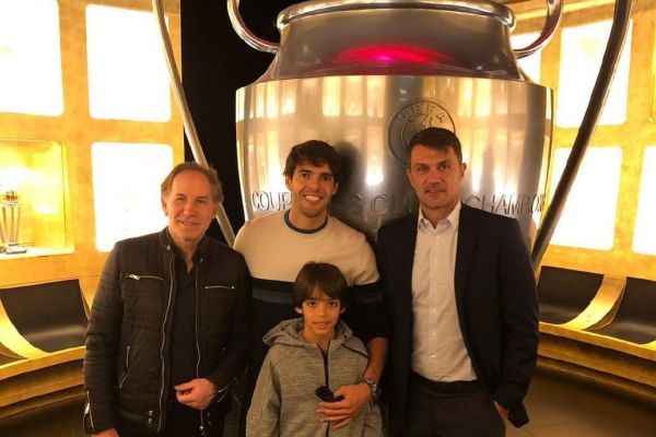  عکس  دیدار کاکا با پائولو مالدینی  ما میلان هستیم