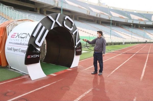  ضدعفونی کردن ورزشگاه آزادی برای دیدار پرسپولیس و صنعت نفت