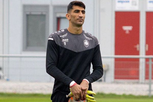 لیگ اروپا حضور بیرانوند در جشن صعود آنتورپ