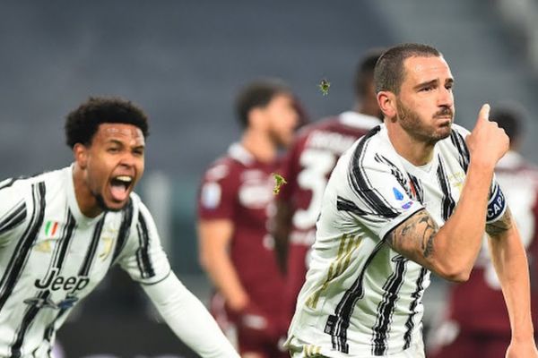 یوونتوس 2-1 تورینو؛ بونوچی، فرشته نجات پیرلو در دقیقه 89