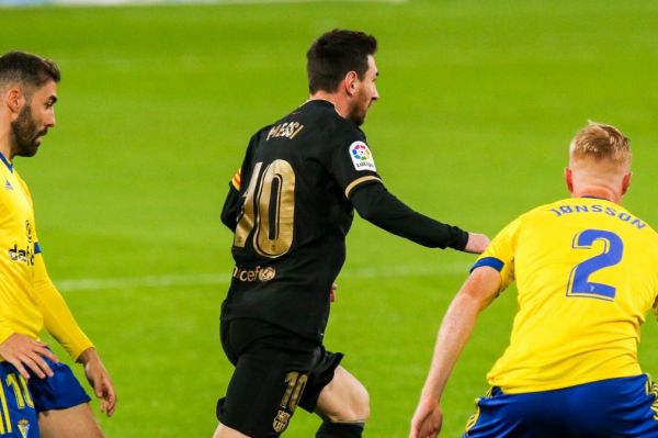  کادیز 2-1 بارسلونا؛ غول کُش مچ مسی را هم خواباند